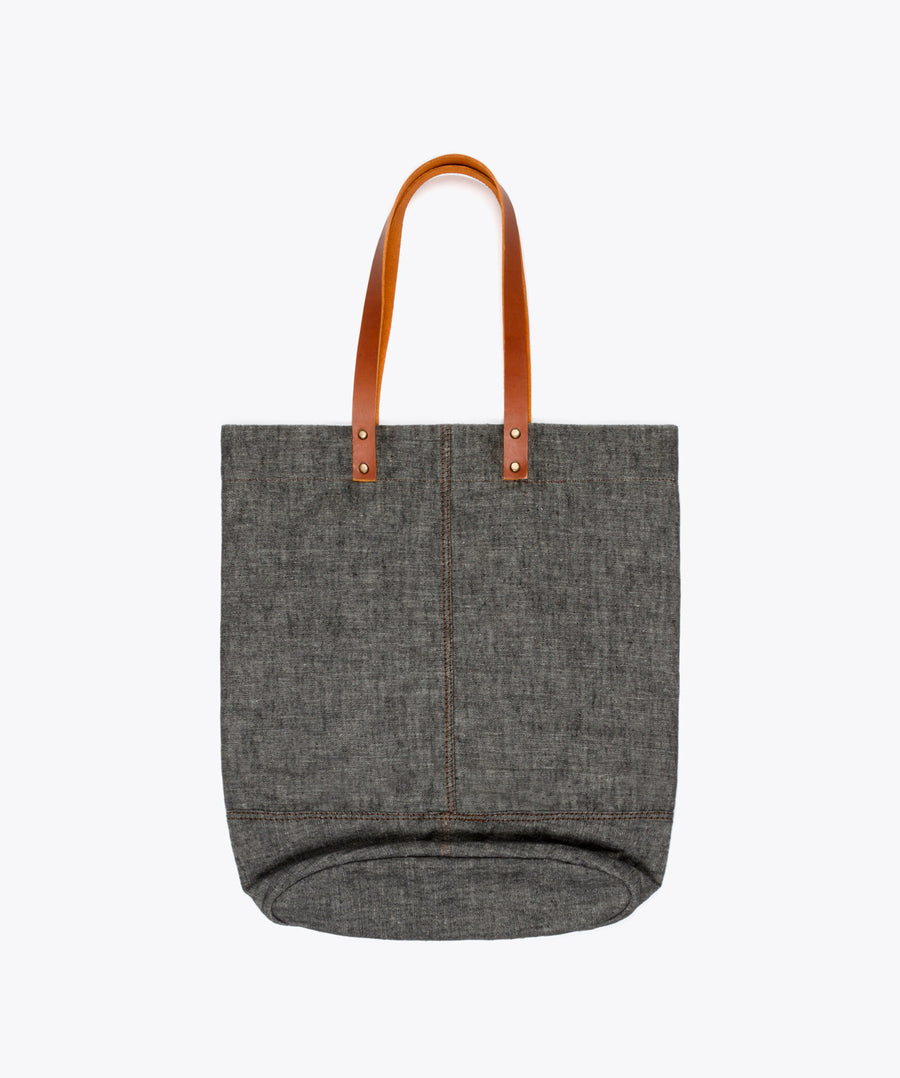 Moliana Shopper Bag. Ideal&co. Shopper bag with leather straps. Handmade shopper bag.