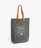 Moliana Shopper Bag. Ideal&co. Shopper bag with leather straps. Handmade shopper bag.