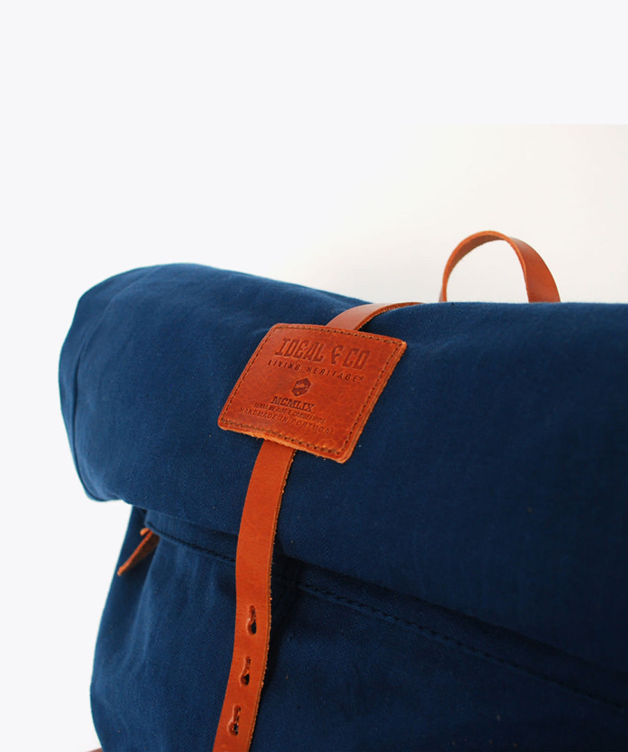 Pedreira Backpack. Large storage capacity. Ideal&co. Leather backpack.